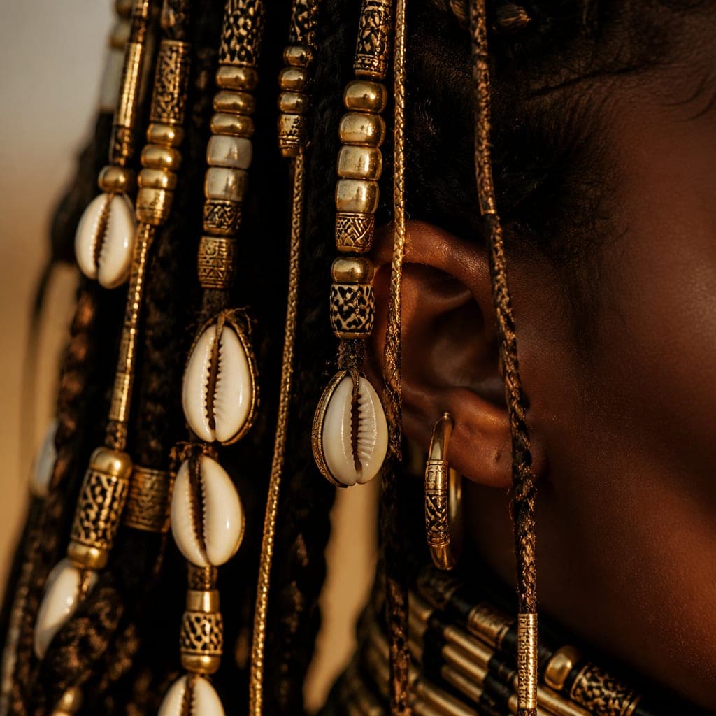 Fulani Gold Detail
